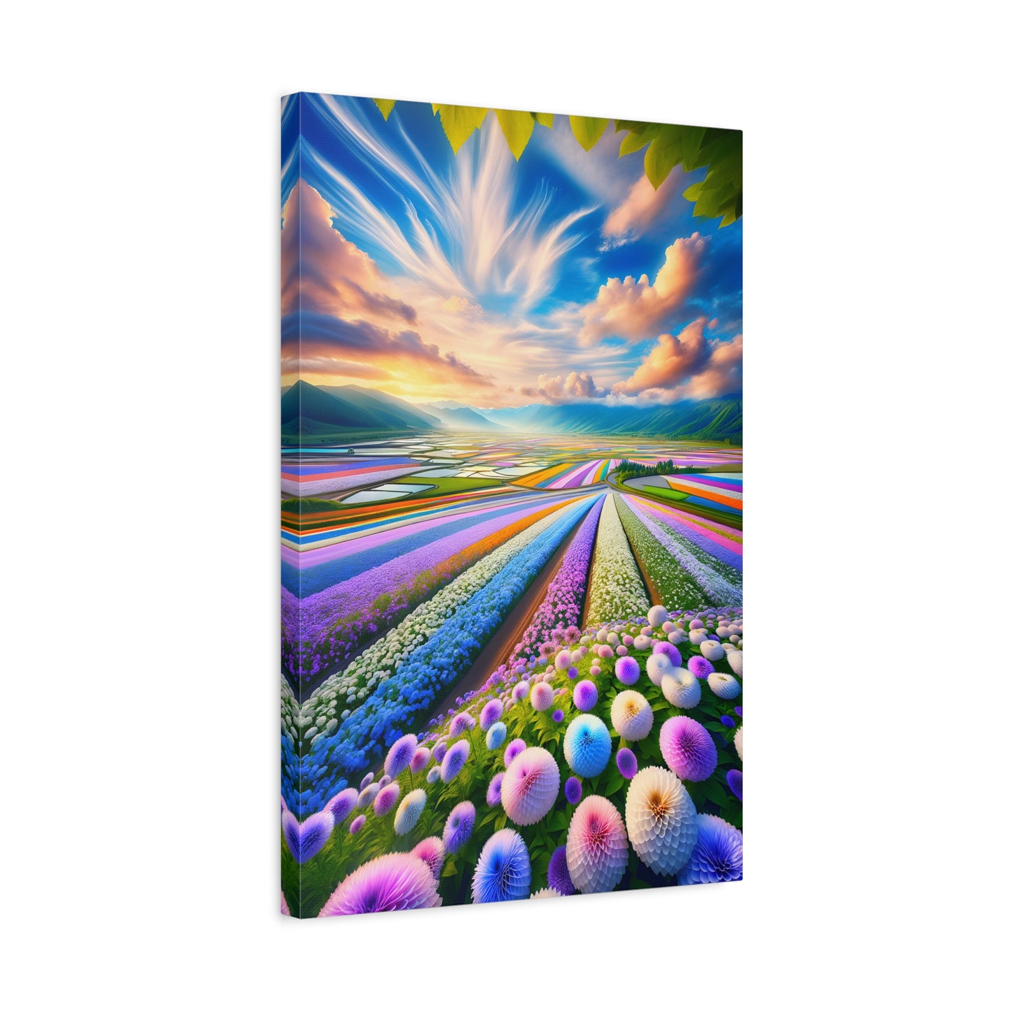 Bloom Brilliance (Canvas)Bloom Brilliance (Canvas  Matte finish, stretched, with a depth of 1.25 inches) Elevate your décor with RimaGallery’s responsibly made art canvases. Our eco-friendlyRimaGallery