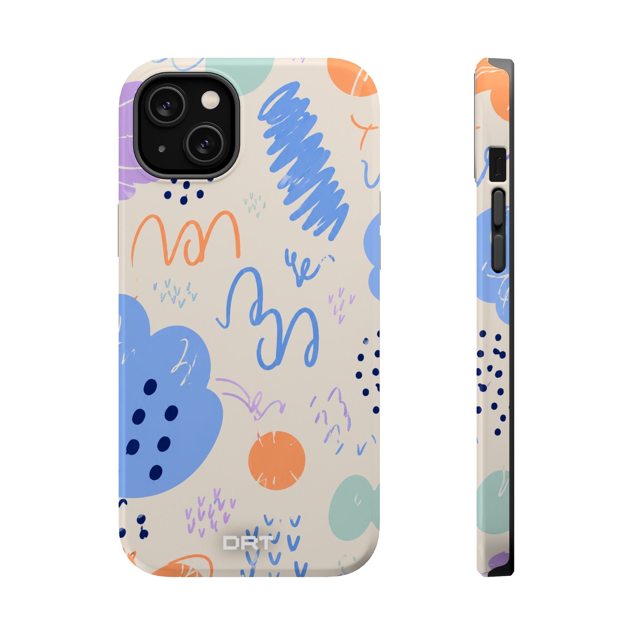 Abstract Doodle Magnetic Impact Phone Case
