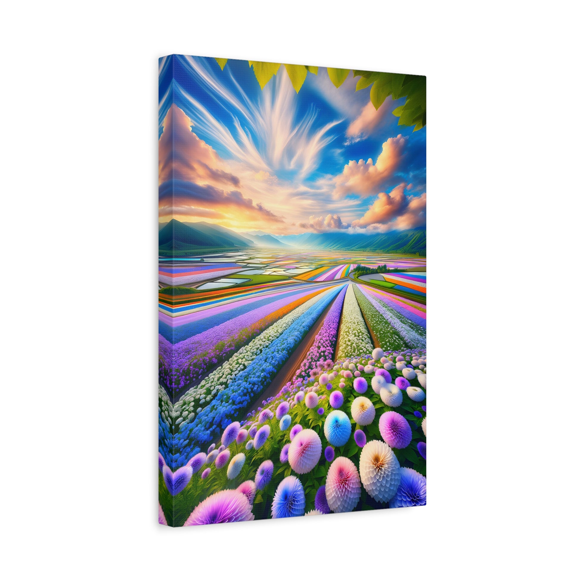 Bloom Brilliance (Canvas)Bloom Brilliance (Canvas  Matte finish, stretched, with a depth of 1.25 inches) Elevate your décor with RimaGallery’s responsibly made art canvases. Our eco-friendlyRimaGallery
