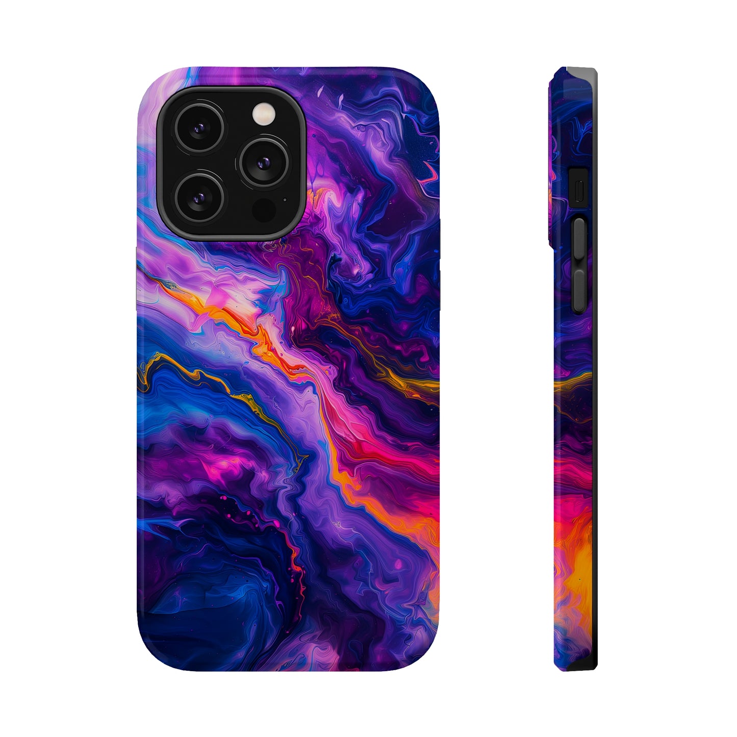 Psychedelic Flow (iPhone MagSafe Case)Rima Gallery presents the exclusive Psychedelic Flow MagSafe Durable Case For iphone 13, 14, 15, Pro, Max. Experience advanced protection, MagSafe functionality, andRimaGallery