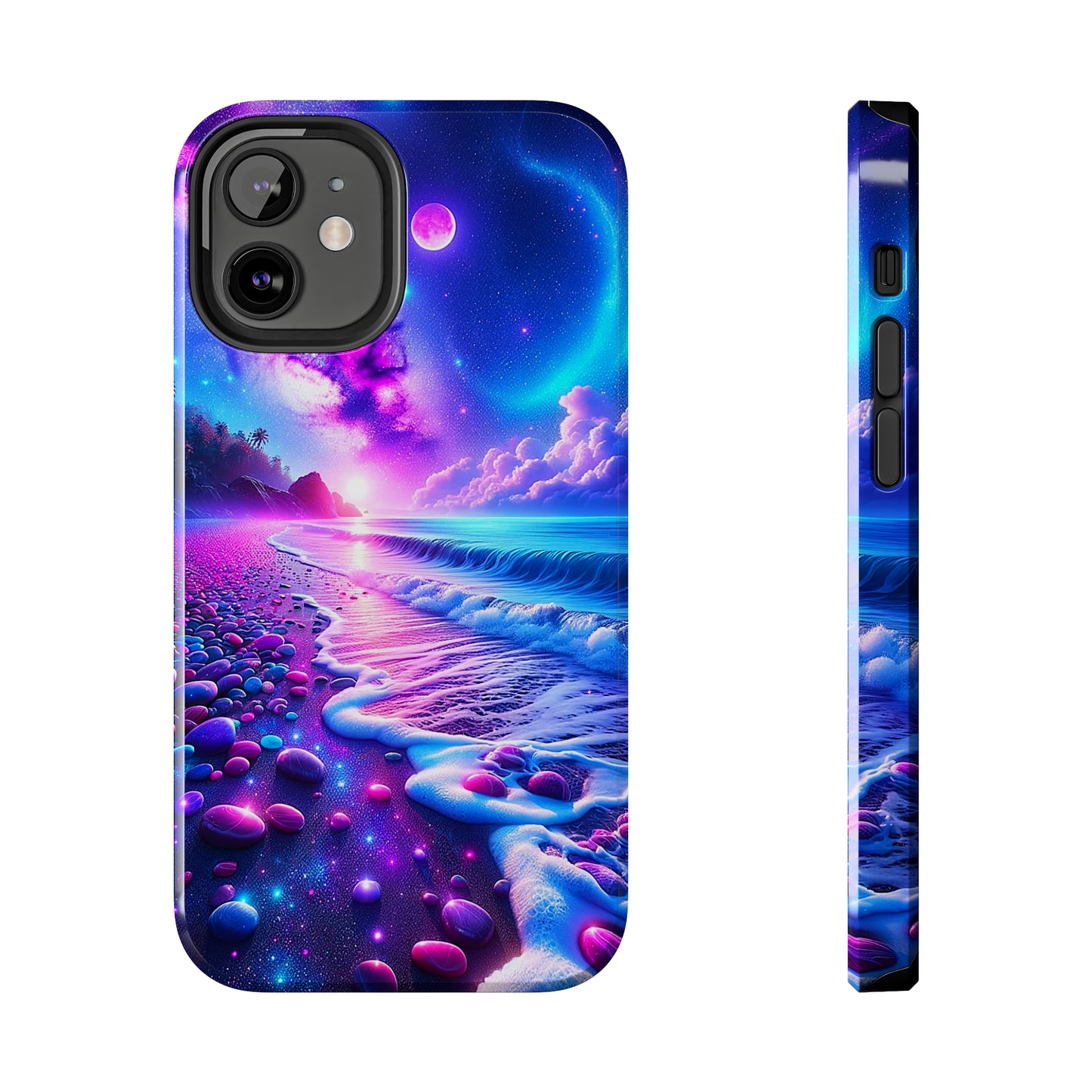 Cosmic Shoreline (iPhone Case 11-15)Discover the RIMA Case: A Fusion of Art and Protection for iPhone 11-15. With vibrant, customizable designs and military-grade defense, make a statement that echoes RimaGallery