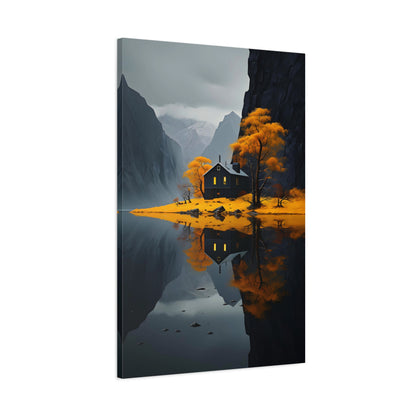 Autumn Mountain Solace (Canvas)Autumn Mountain Solace (Canvas  Matte finish, stretched, with a depth of 1.25 inches)
Struggling with low-quality canvases? Switch to RimaGallery! Our canvases are mRimaGallery