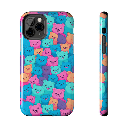 Cheerful Bear Party (iPhone Case 11-15)RIMA Tough Phone Case: Unmatched Style &amp; Protection for iPhone 11, 12, 13, 14, &amp; 15 🛡️📱
Product Description:
Discover the RIMA Tough Phone Case, exclusivelRimaGallery