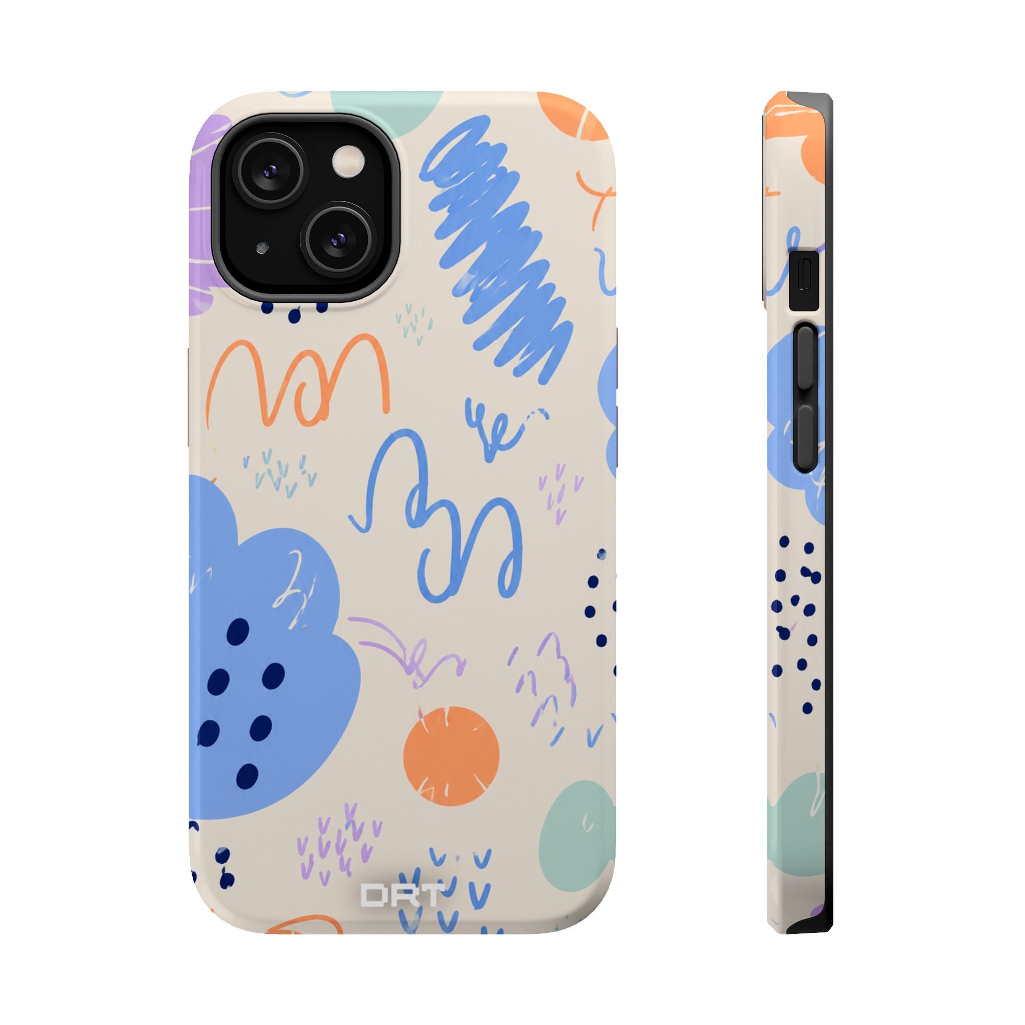 Abstract Doodle Magnetic Impact Phone Case