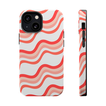 Wavy Stripes Pattern (iPhone MagSafe Case)Elevate your iPhone's style with the Wavy Stripes Pattern MagSafe Case, offering robust protection, MagSafe compatibility, and a choice of matte or glossy finish. PeRimaGallery