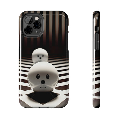 Black and White Blobs (iPhone Case 11-15)