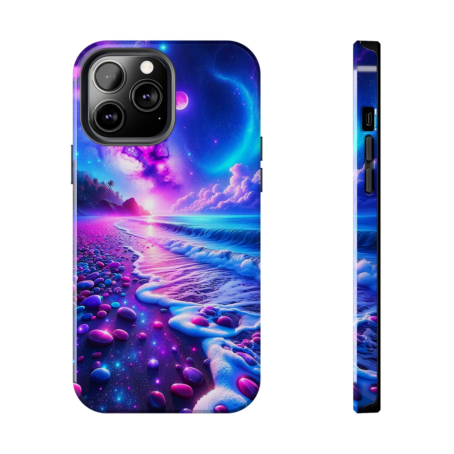 Cosmic Shoreline (iPhone Case 11-15)Discover the RIMA Case: A Fusion of Art and Protection for iPhone 11-15. With vibrant, customizable designs and military-grade defense, make a statement that echoes RimaGallery