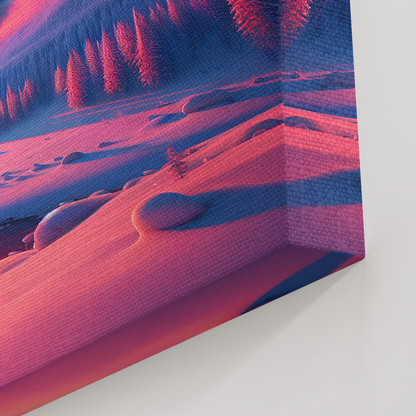Aurora Reverie (Canvas)Aurora Reverie (Canvas  Matte finish, stretched, with a depth of 1.25 inches) Elevate your décor with RimaGallery’s responsibly made art canvases. Our eco-friendly mRimaGallery