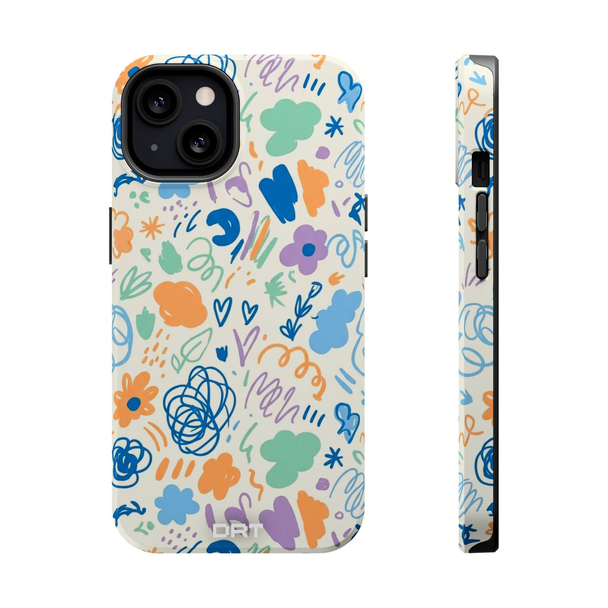 Doodle Garden Tough MagSafe Case for iPhone 13–17