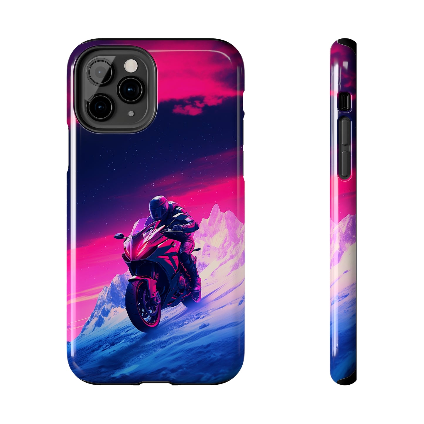 Twilight Rider (iPhone Case 11-15)Upgrade to RIMA: The Ultimate Eco-Friendly Case for iPhone 11-15. Combining style with sustainability, our cases feature chic, minimalist designs and top-tier protecRimaGallery