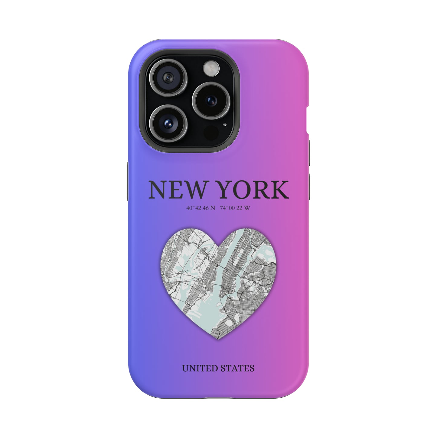 Add a touch of Dubai to your iPhone with the Red Heartbeat MagSafe Case, offering durable protection, seamless MagSafe compatibility, and a choice between matte or g-York Heartbeat - Magenta (iPhone MagSafe Case)