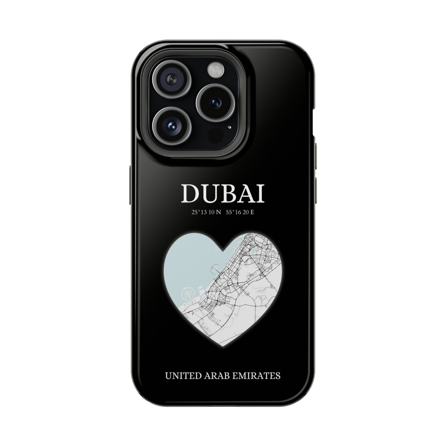 Dubai Heartbeat - Black (iPhone MagSafe Case)Elevate your iPhone's style with the Dubai Heartbeat Black MagSafe Case, offering robust protection, MagSafe compatibility, and a choice of matte or glossy finish. PRimaGallery