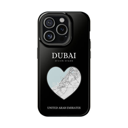 Dubai Heartbeat - Black (iPhone MagSafe Case)Elevate your iPhone's style with the Dubai Heartbeat Black MagSafe Case, offering robust protection, MagSafe compatibility, and a choice of matte or glossy finish. PRimaGallery