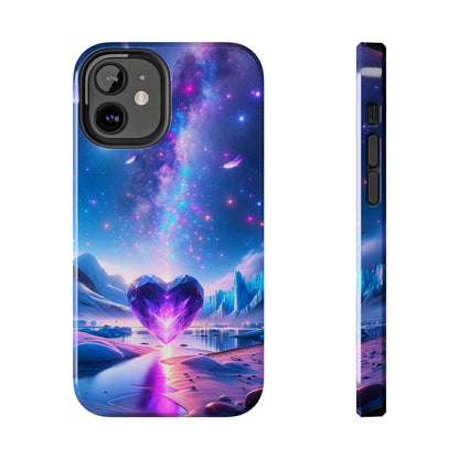 Galactic Heartbeat (iPhone Case 11-15)RIMA Tough Phone Case for iPhone 11-15: Where Style Meets Durability. Featuring a sleek design with MagSafe compatibility, this case offers unmatched protection and RimaGallery