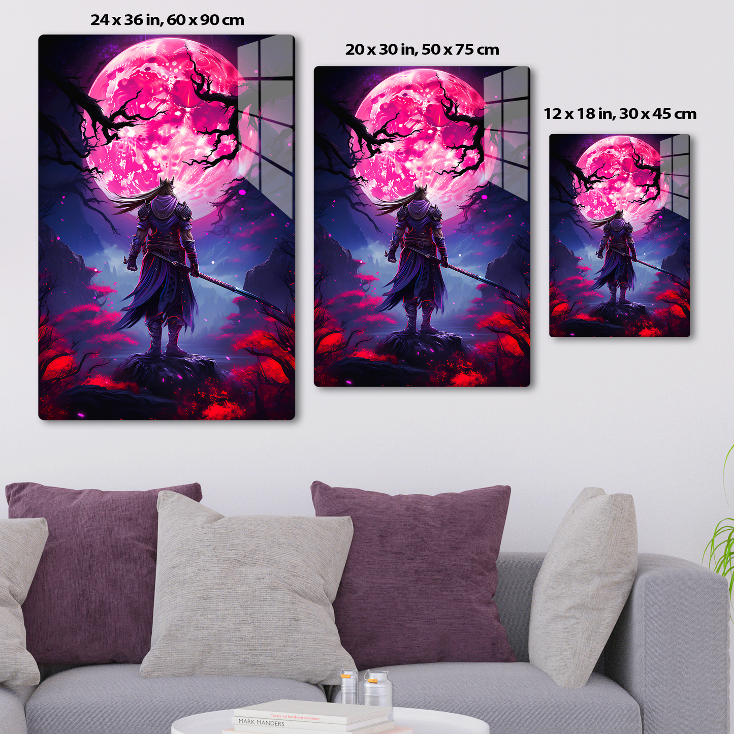 Crimson Moon Warrior (Acrylic)Elevate your space with dazzling acrylic prints of Crimson Moon Warrior from RimaGallery. Our glass-like 1⁄4” acrylic panels feature stunning prints that make an artRimaGallery