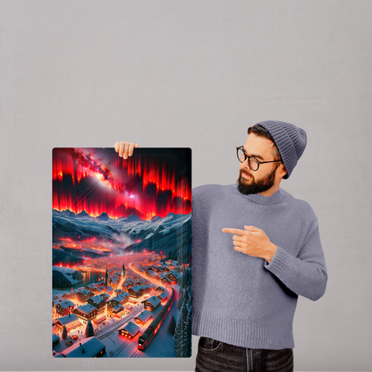Aurora Village (Acrylic)Aurora Village Luminescence Transform your space with our elegant Acrylic Prints, where art meets modernity. Experience superior quality with high-grade acrylic and RimaGallery