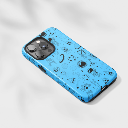 Cosmic Playground (iPhone Case 11-15)Shop RIMA Tough Phone Case for iPhone 11-15: Ultimate protection with double-layer defense, glossy finish, and wireless charging compatibility. Urban and weather-resRimaGallery