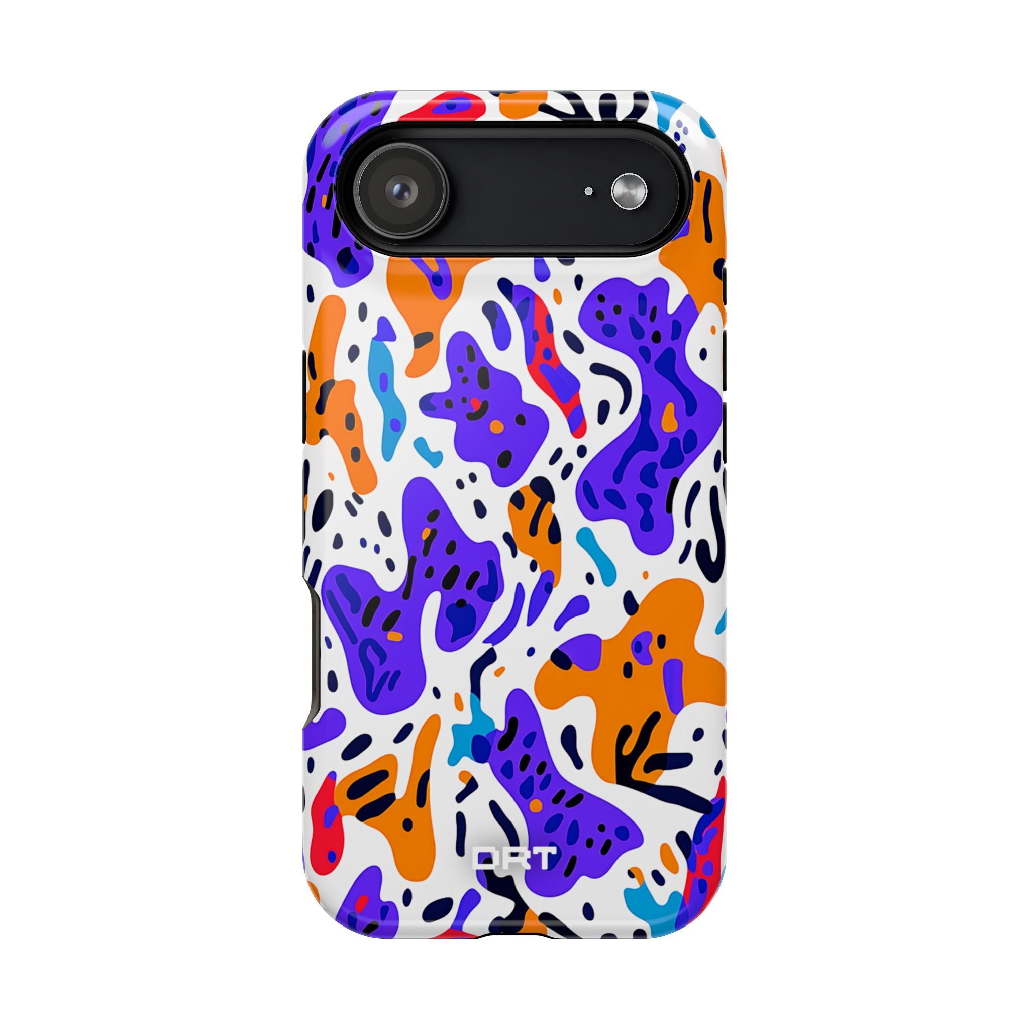 Abstract Splash Magnetic Phone Case — Impact-Resistant, Colorful Pattern