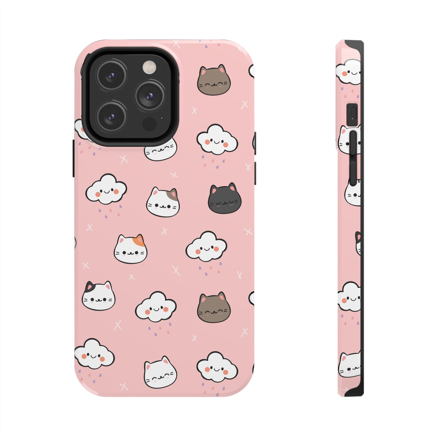 Purrfect Skies (iPhone Case 11-15)Shop RIMA Tough Phone Case for iPhone 11-15: Ultimate protection with double-layer defense, glossy finish, and wireless charging compatibility. Urban and weather-resRimaGallery
