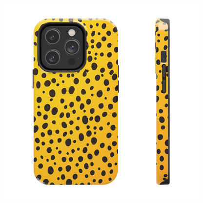 Dotted Delight - Yellow (iPhone Case 11-15)Elevate your iPhone's style with Rima's Dotted Delight case. Sleek, durable protection for models 11-15. Free US shipping.RimaGallery