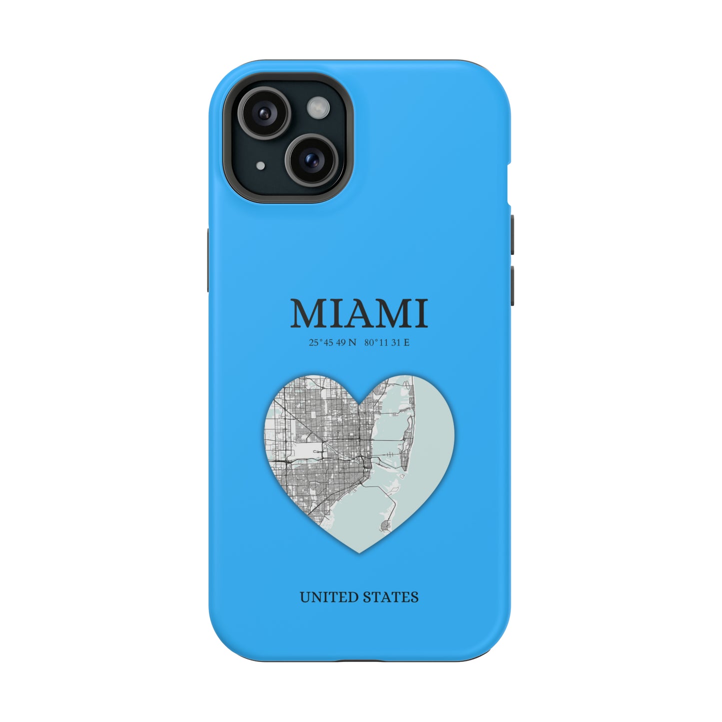 Miami Heartbeat - Sky Blue (iPhone MagSafe Case)Elevate your iPhone's style with the Miami Heartbeat Sky Blue MagSafe Case, offering robust protection, MagSafe compatibility, and a choice of matte or glossy finishRimaGallery