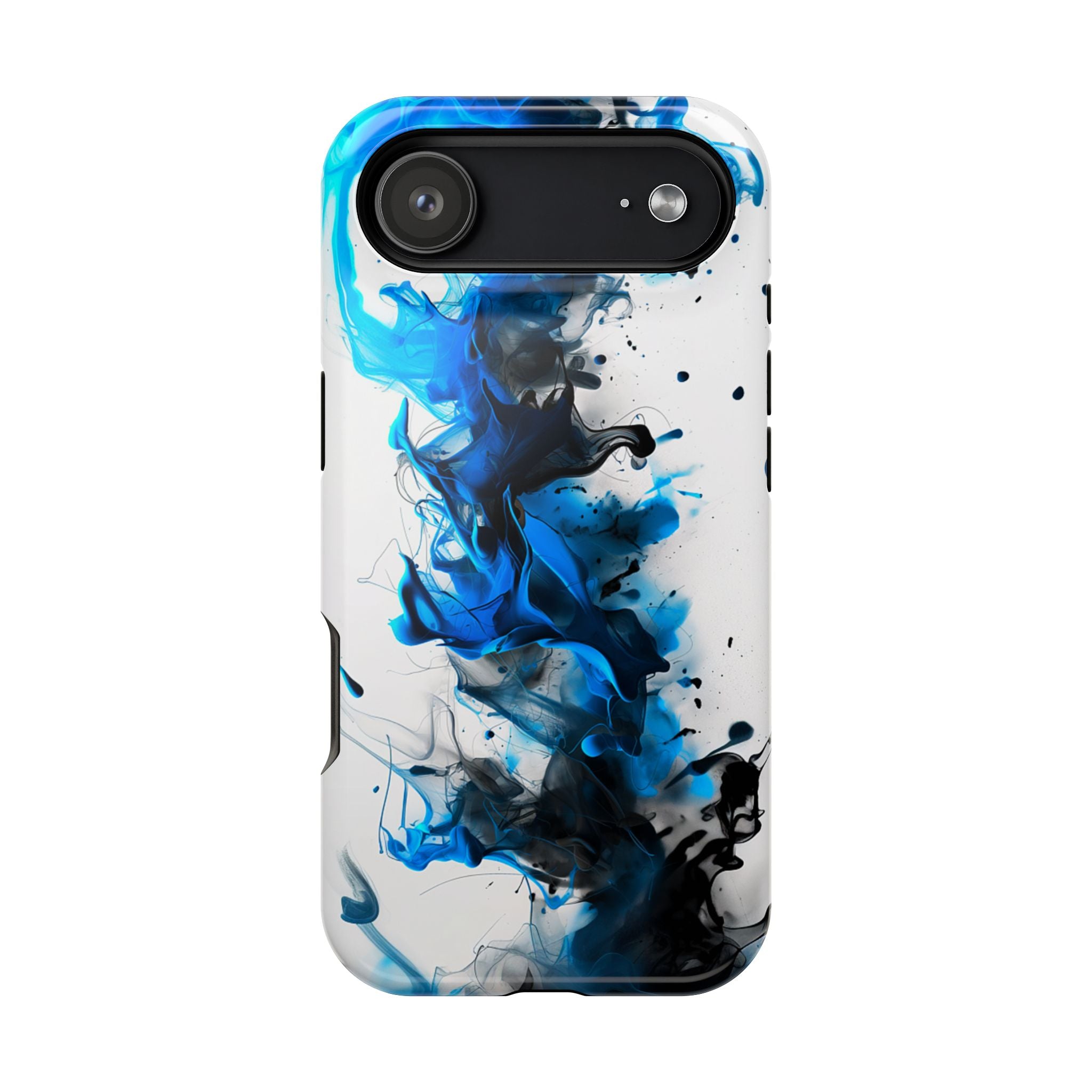 Blue Ink Swirl Magnetic Impact Phone Case