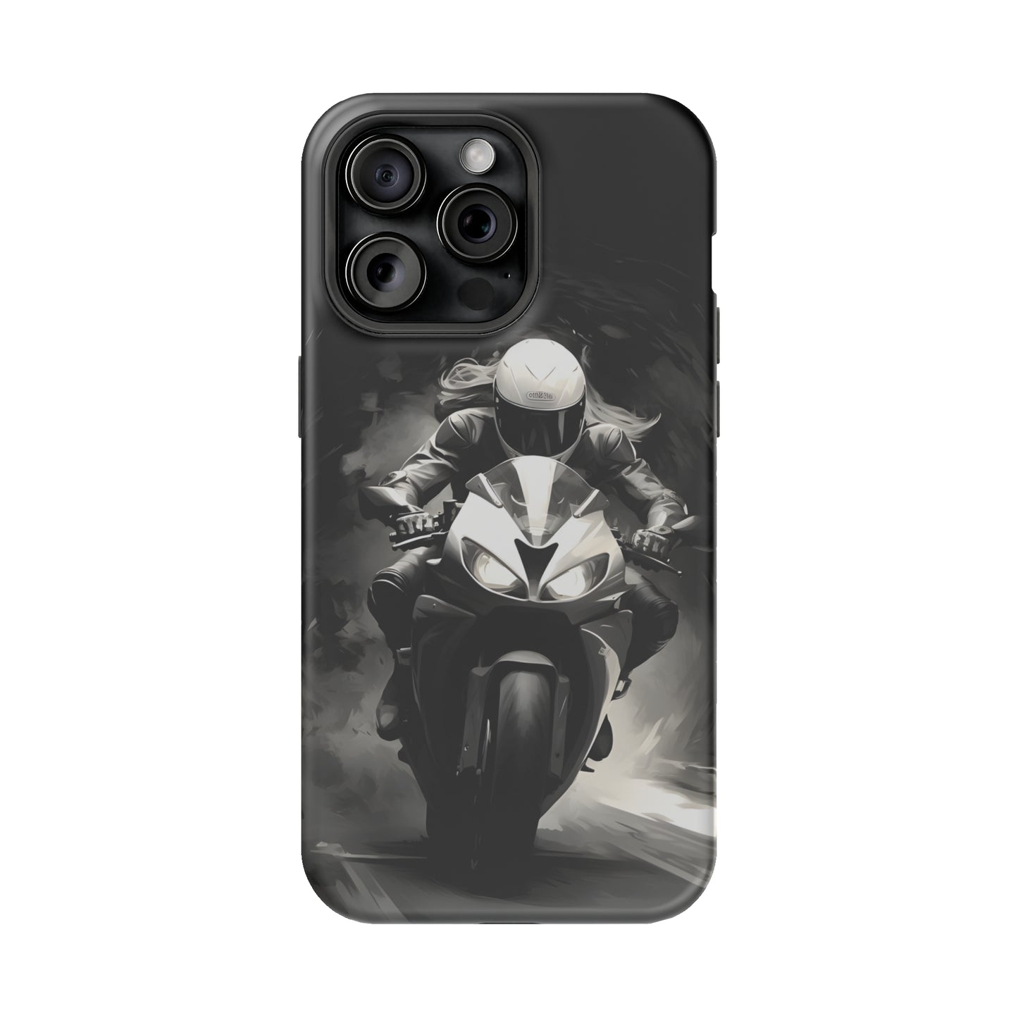 Female Night Biking (iPhone MagSafe Case)Female Night Biking MagSafe Durable Case: Style Meets Protection 📱✨
Upgrade your device with Rima Gallery's Female Night Biking MagSafe Durable Case. This case isn’RimaGallery