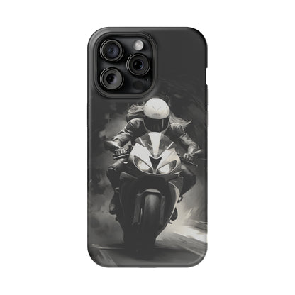 Female Night Biking (iPhone MagSafe Case)Female Night Biking MagSafe Durable Case: Style Meets Protection 📱✨
Upgrade your device with Rima Gallery's Female Night Biking MagSafe Durable Case. This case isn’RimaGallery