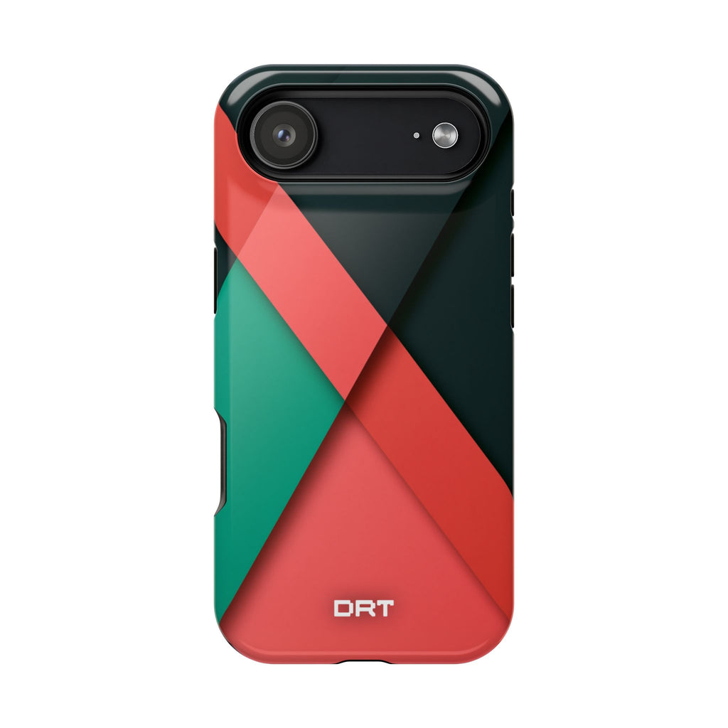 Geometric Color-Block Magnetic Impact Phone Case