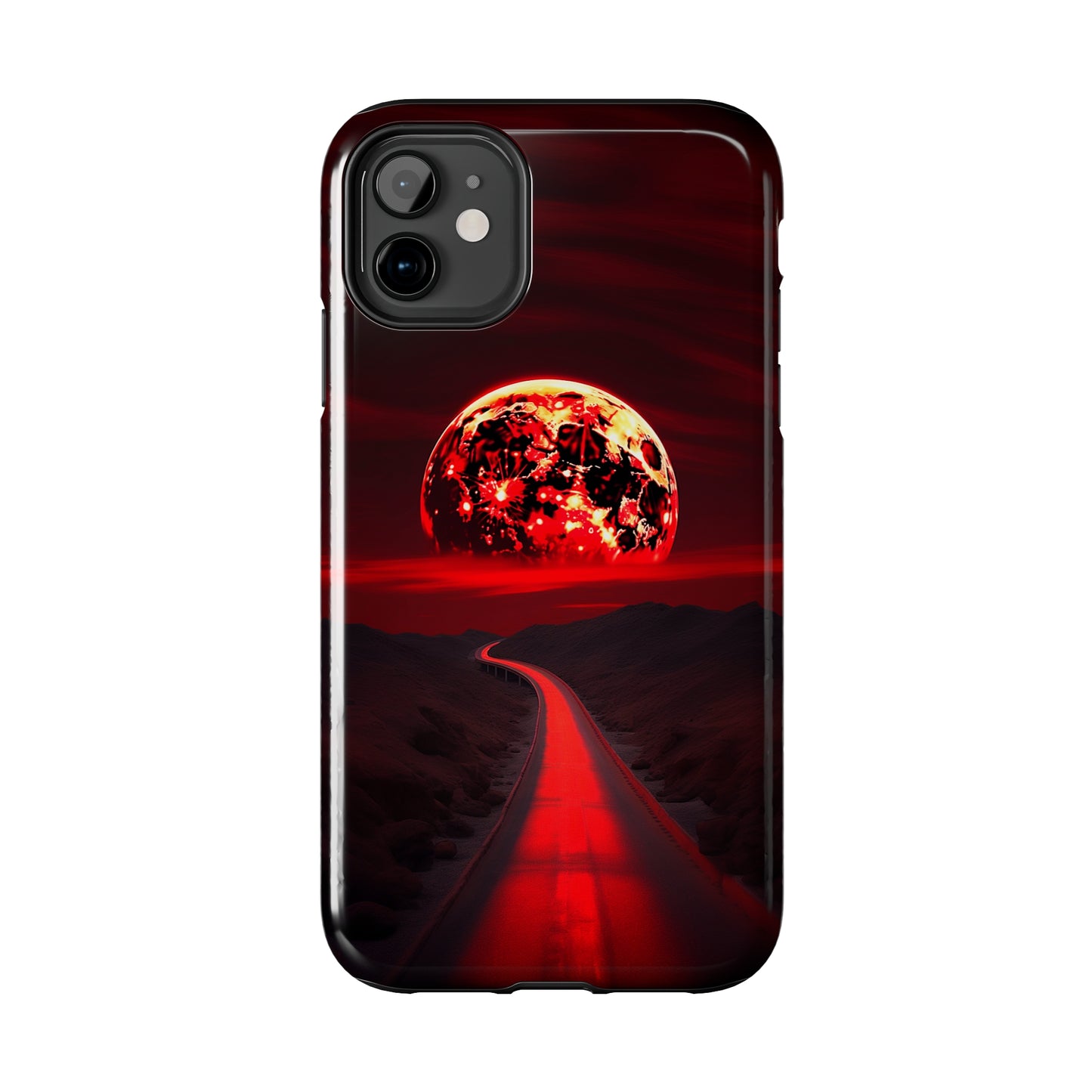 Crimson Eclipse (iPhone Case 11-16)