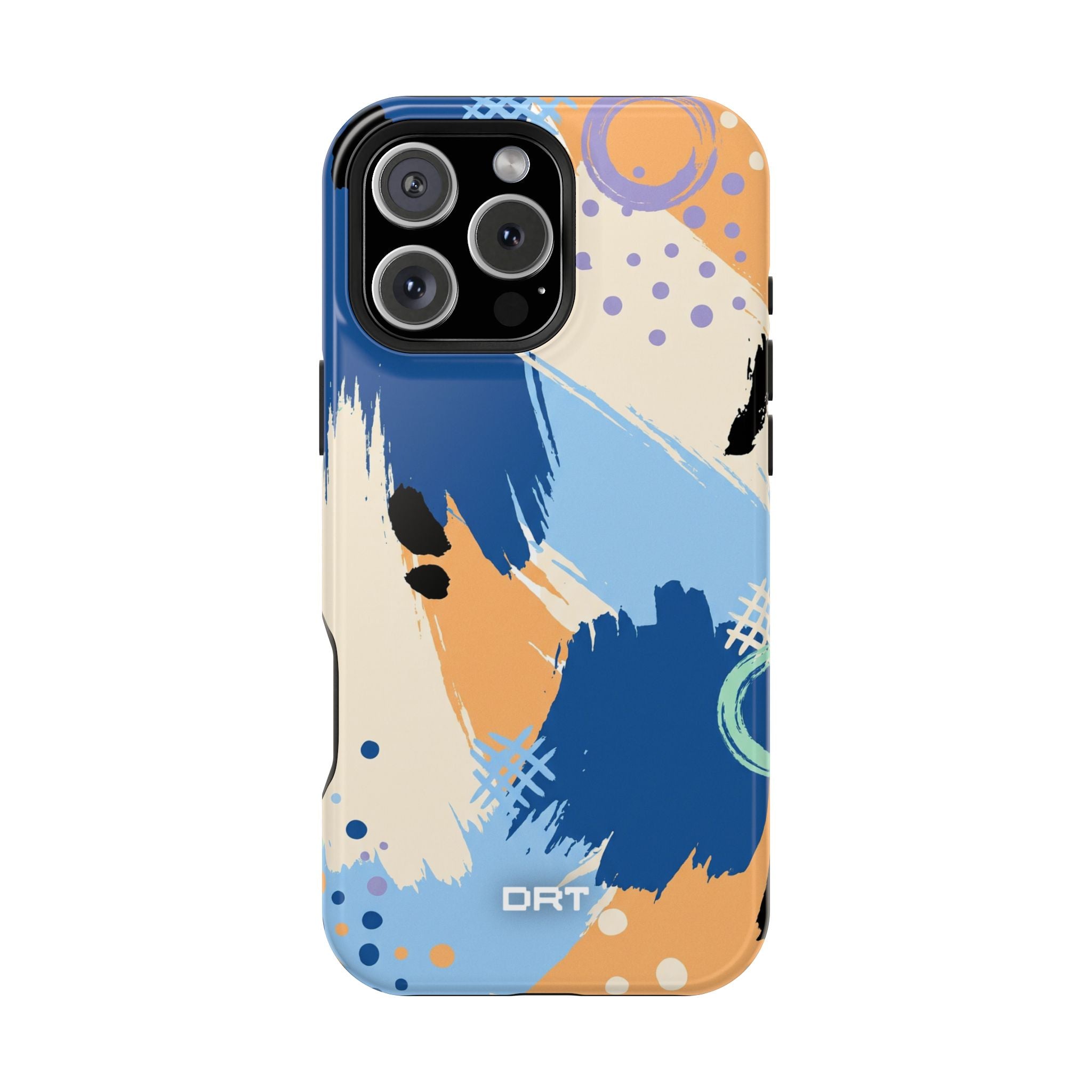 Abstract Brushstroke Magnetic Impact-Resistant Phone Case