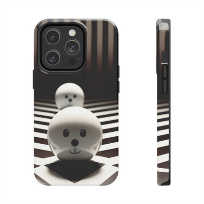 Black and White Blobs (iPhone Case 11-15)