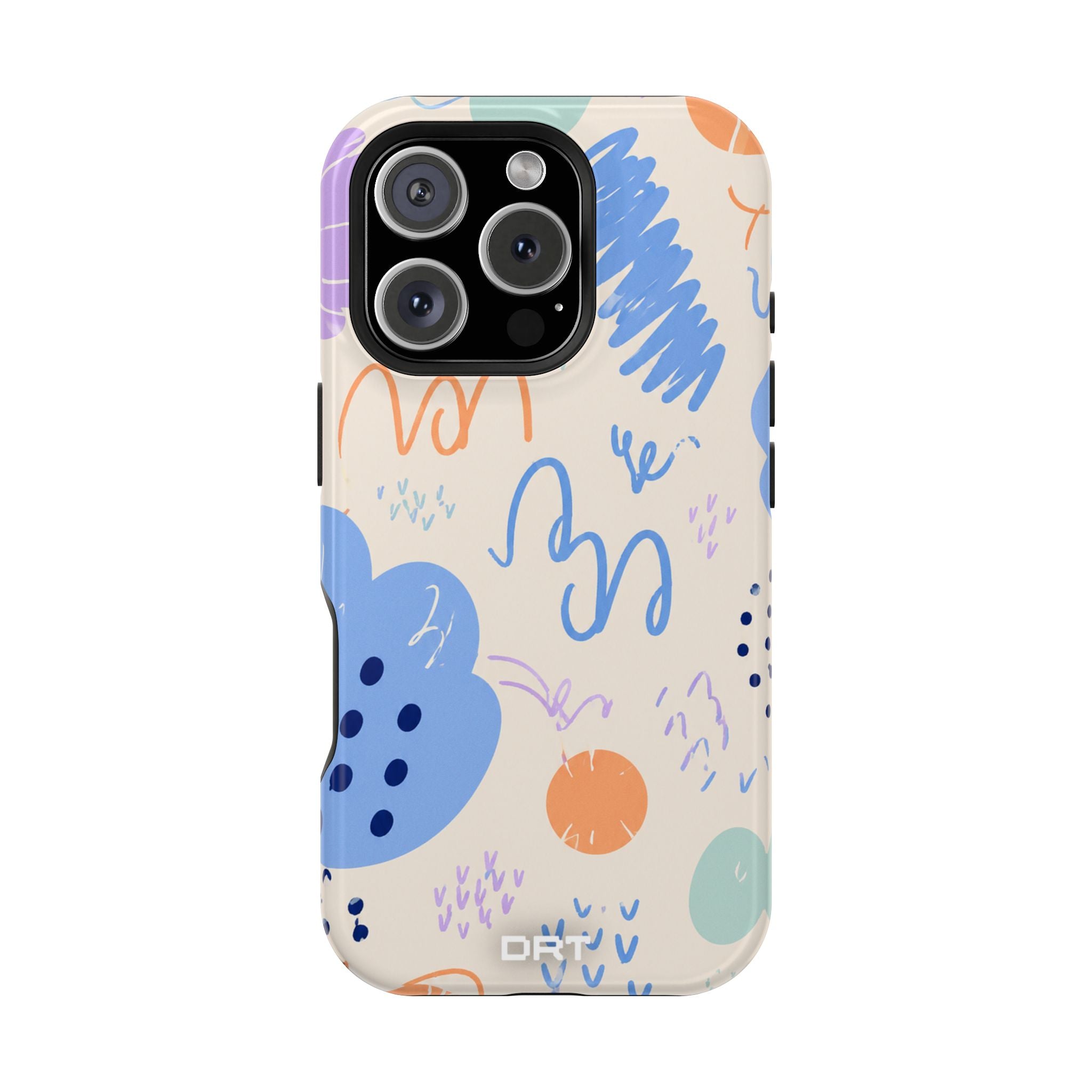 Abstract Doodle Magnetic Impact Phone Case
