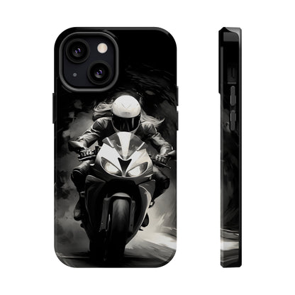 Female Night Biking (iPhone MagSafe Case)Female Night Biking MagSafe Durable Case: Style Meets Protection 📱✨
Upgrade your device with Rima Gallery's Female Night Biking MagSafe Durable Case. This case isn’RimaGallery