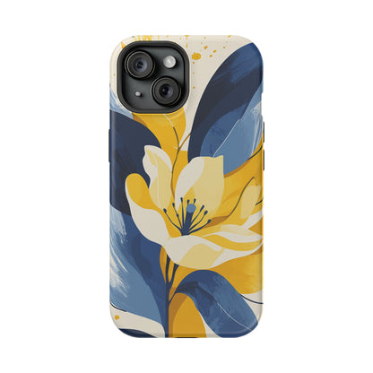 Indigo Spring (iPhone MagSafe Case)Upgrade your phone's safety and style with Rima Yellow Astronaut Robot Beauty MagSafe Case. Dual-layer protection meets stunning design. Shop now for seamless MagSafRimaGallery