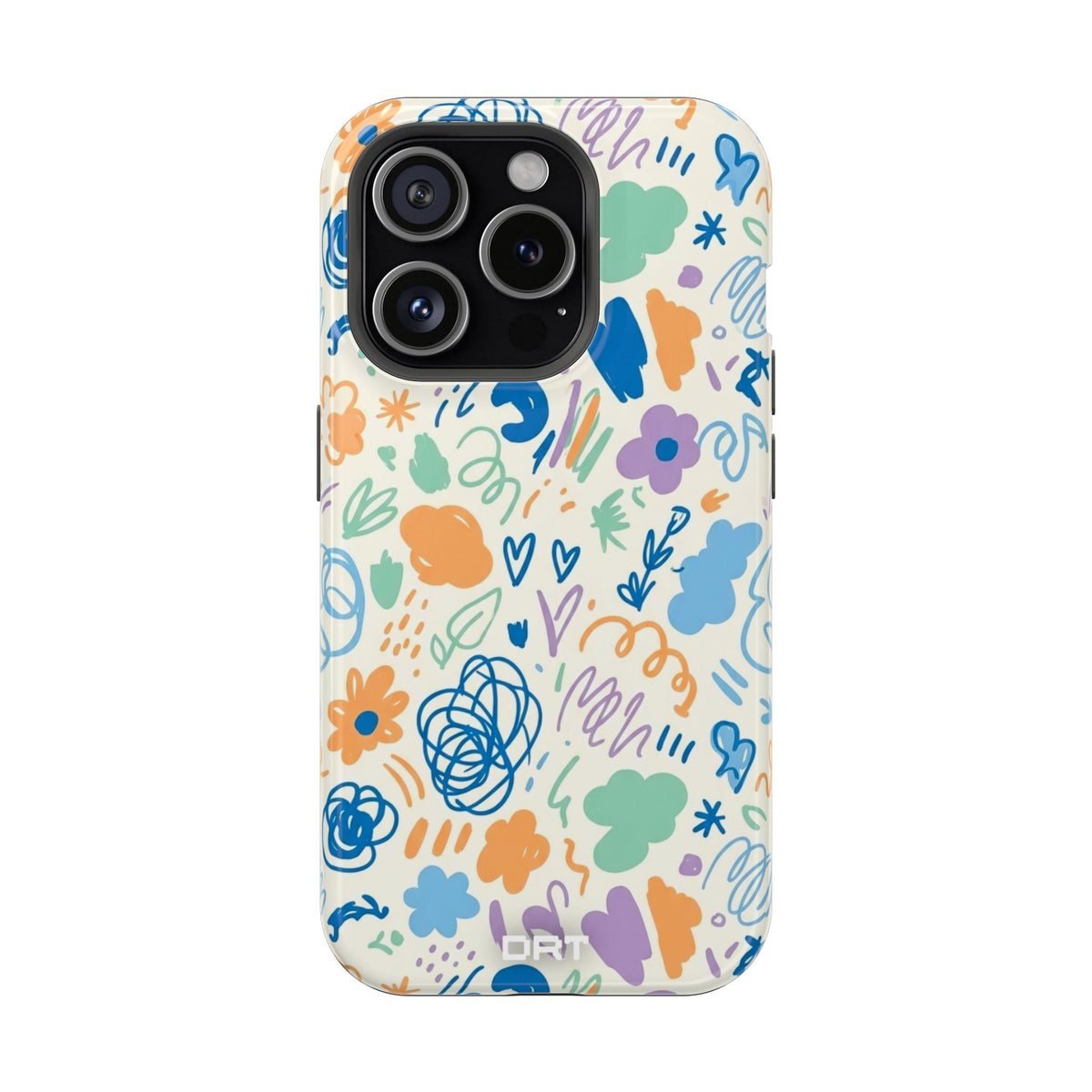 Doodle Garden Tough MagSafe Case for iPhone 13–17