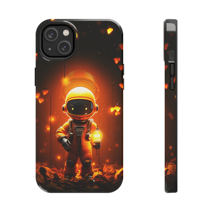 Yellow Astronaut Robot (iPhone Case 11-15)Discover the perfect balance of style and safety with RIMA's Tough Phone Case for iPhone 11, 12, 13, 14, 15 . Enjoy enhanced protection with a stylish glossy finish.RimaGallery