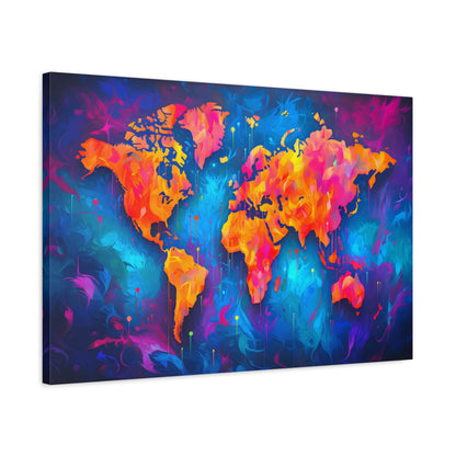 Colorful World Map (Canvas)Colorful World Map (Canvas  Matte finish, stretched, with a depth of 1.25 inches)
Struggling with low-quality canvases? Switch to RimaGallery! Our canvases are more RimaGallery