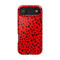 Red Dalmatian Spot Magnetic Impact-Resistant Phone Case