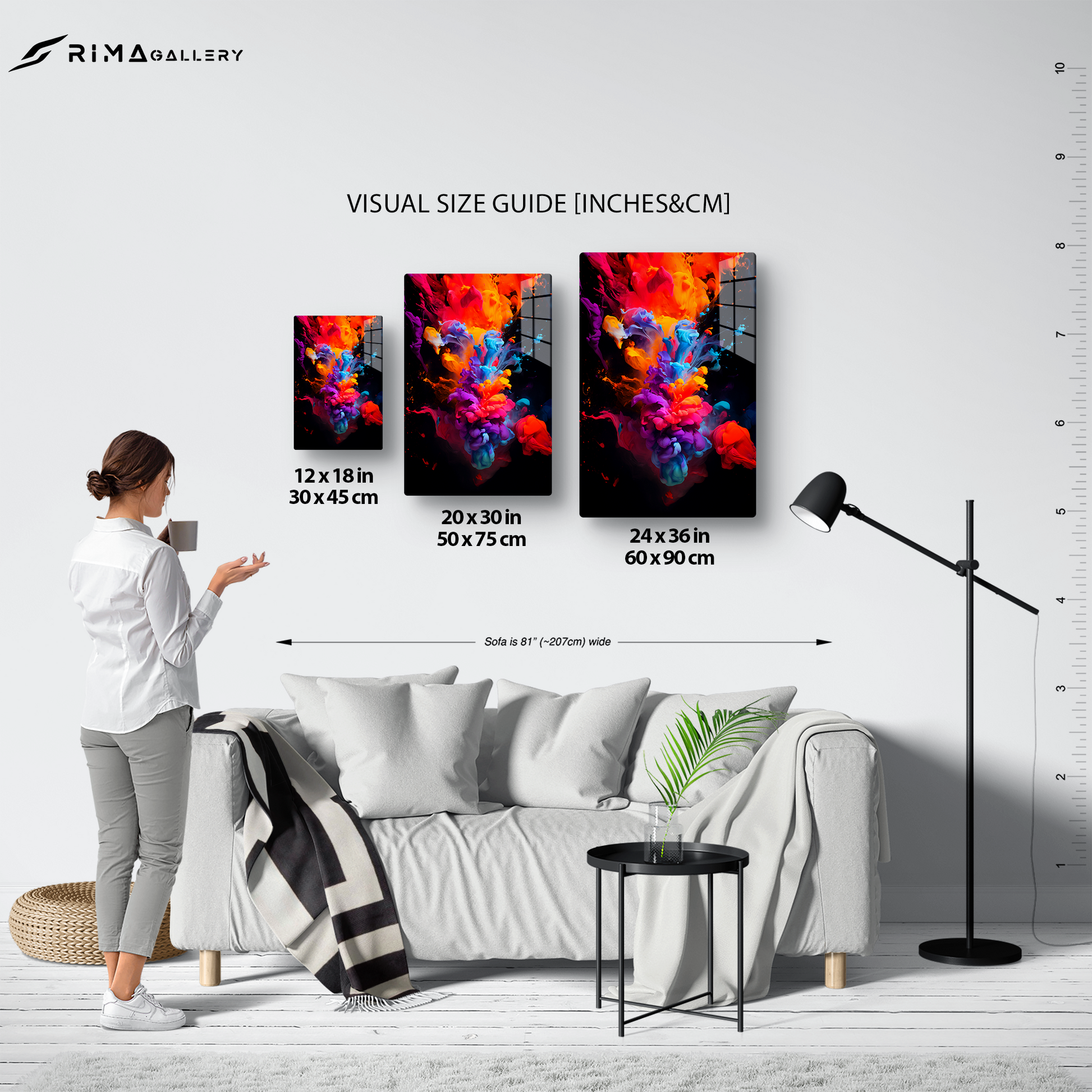 Color Symphony (Acrylic)Color Symphony
Discover the Modern Elegance of Acrylic: Elevate your decor with our acrylic wall art, offering a stunning, glass-like effect that brings any image toRimaGallery