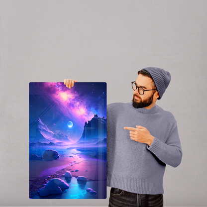 Celestial Shoreline (Acrylic)Celestial Shoreline Discover the epitome of modern art with our Acrylic Prints 🌠, merging contemporary elegance with artistic mastery. An ideal choice for those seeRimaGallery