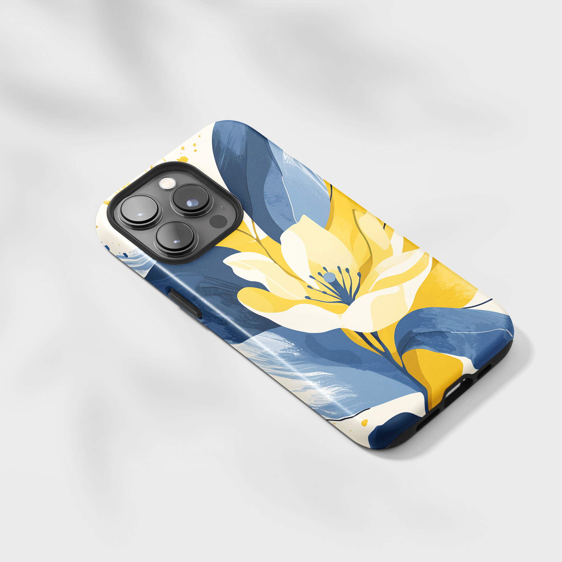 Indigo Spring (iPhone Case 11-15)Elevate your iPhone experience with RIMA's Tough Phone Case, designed for iPhone 11 to 15 include modles pro and max. Double-layer defense and premium materials provRimaGallery