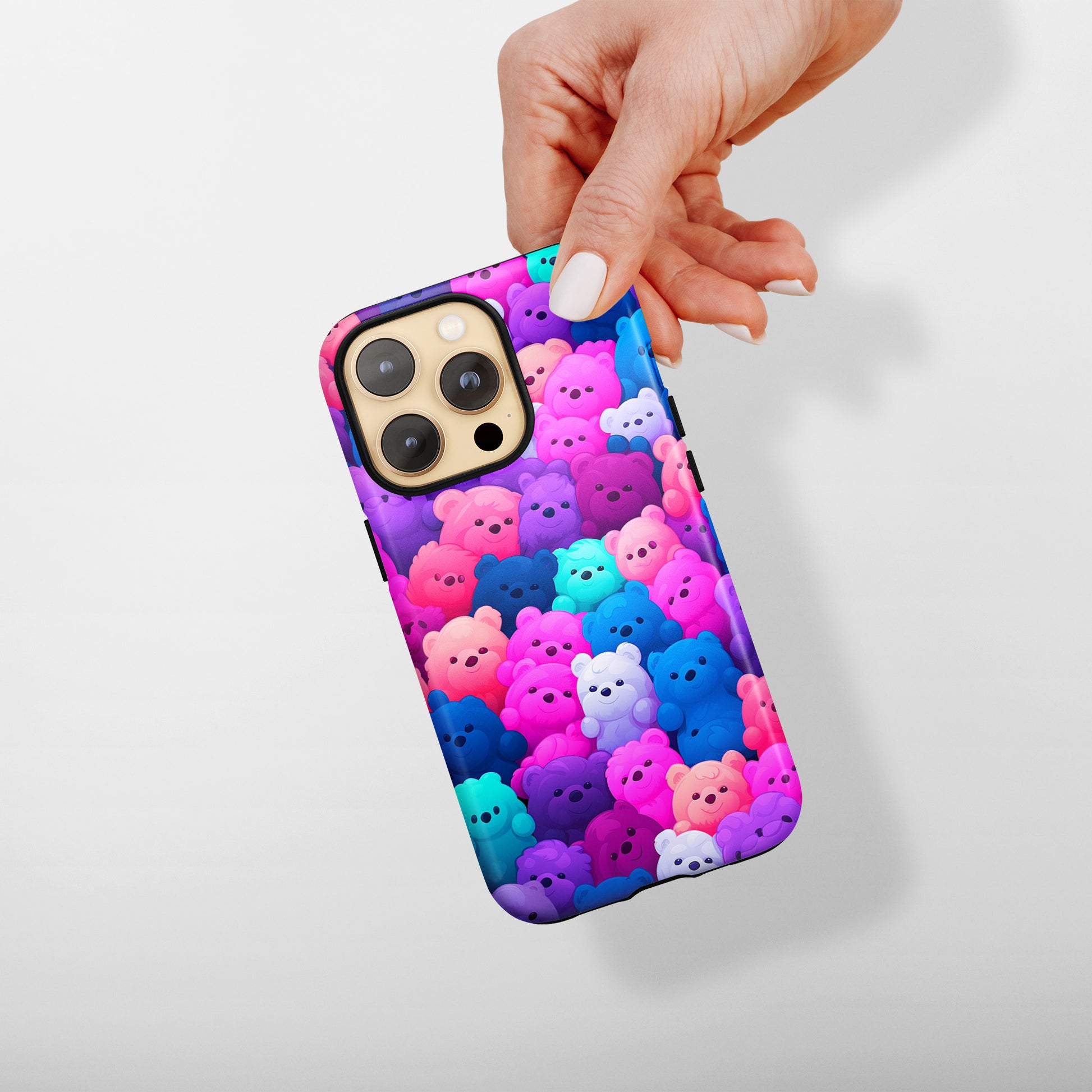 Cuddle Spectrum (iPhone Case 11-15)Discover the RIMA Case: A Fusion of Art and Protection for iPhone 11-15. With vibrant, customizable designs and military-grade defense, make a statement that echoes RimaGallery