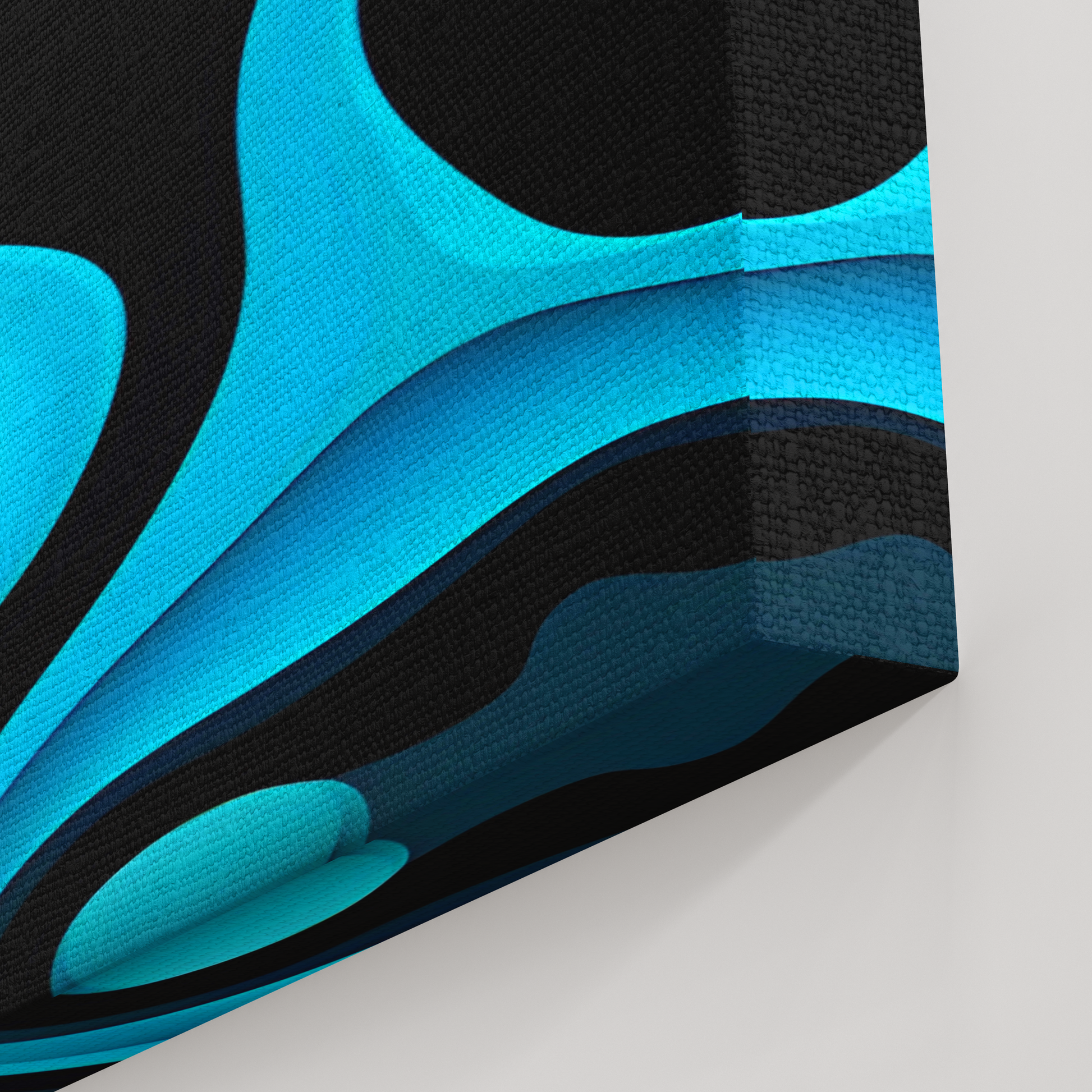 Flowing Shapes Harmony (Canvas)Flowing Shapes Harmony (Canvas  Matte finish, stretched, with a depth of 1.25 inches)
Struggling with low-quality canvases? Switch to RimaGallery! Our canvases are mRimaGallery