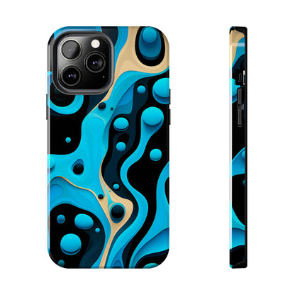 Flowing Shapes Harmony (iPhone Case 11-15)Revolutionize your iPhone's look and feel with RIMA Tough Phone Case – ultimate protection meets elegant style for iPhone 11-15. Grab yours now! 🛡️📱RimaGallery
