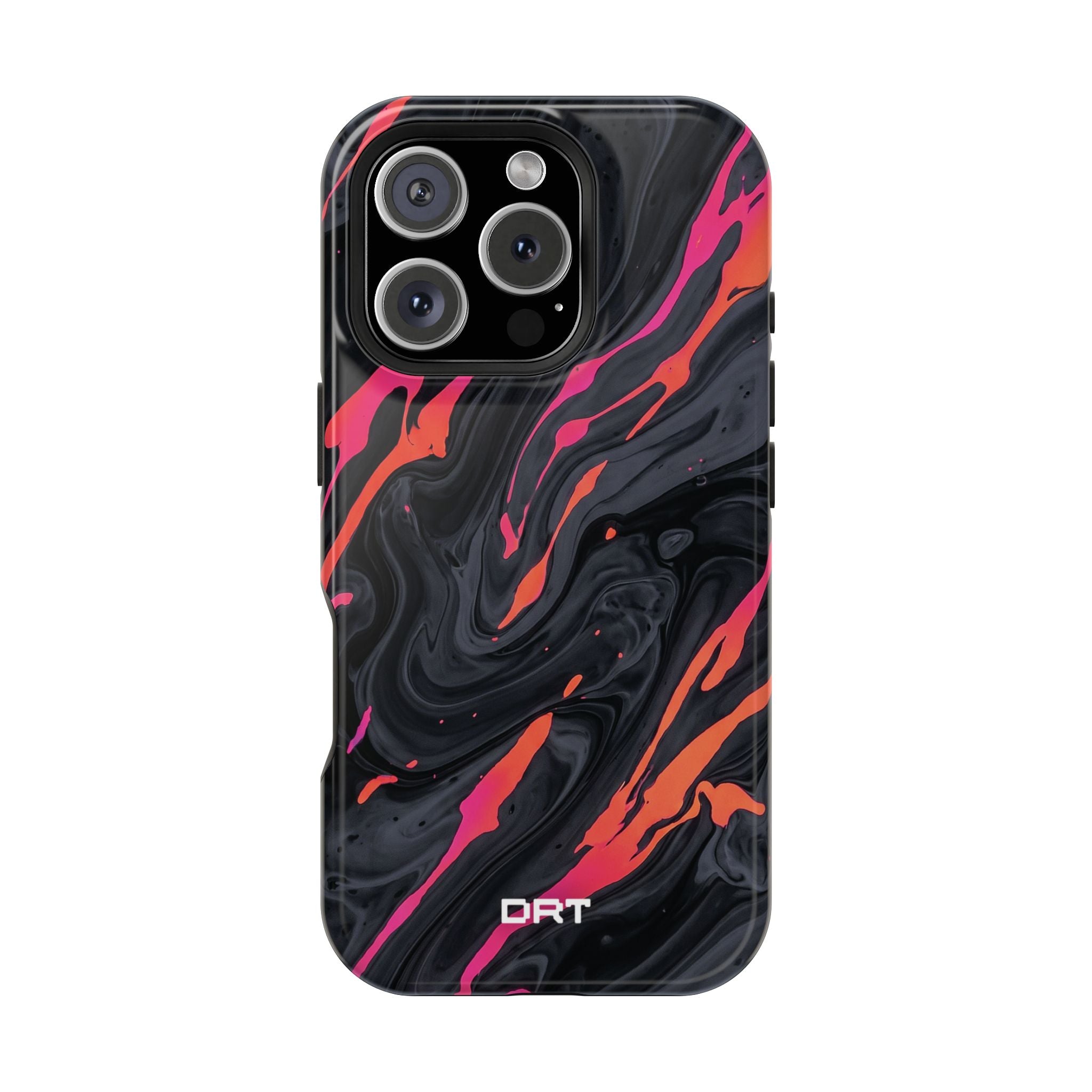Marbled Neon Swirl Magnetic Impact Phone Case