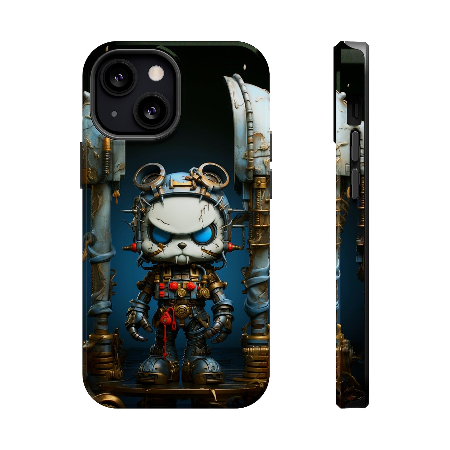 Steampunk Sentry (iPhone MagSafe Case)Steampunk Sentry MagSafe Durable Case: Style Meets Protection 📱✨
Upgrade your device with Rima Gallery's Steampunk Sentry MagSafe Durable Case. This case isn’t justRimaGallery