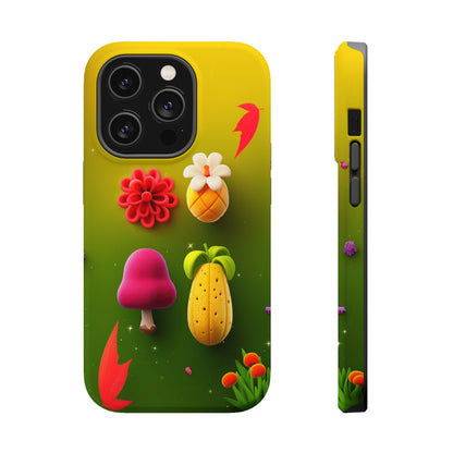 Whimsy Garden (iPhone MagSafe Case)Rima Gallery presents the exclusive Psychedelic Flow MagSafe Durable Case For iphone 13, 14, 15, Pro, Max. Upgrade to our iPhone 13-15 MagSafe Case: Dual-layer proteRimaGallery