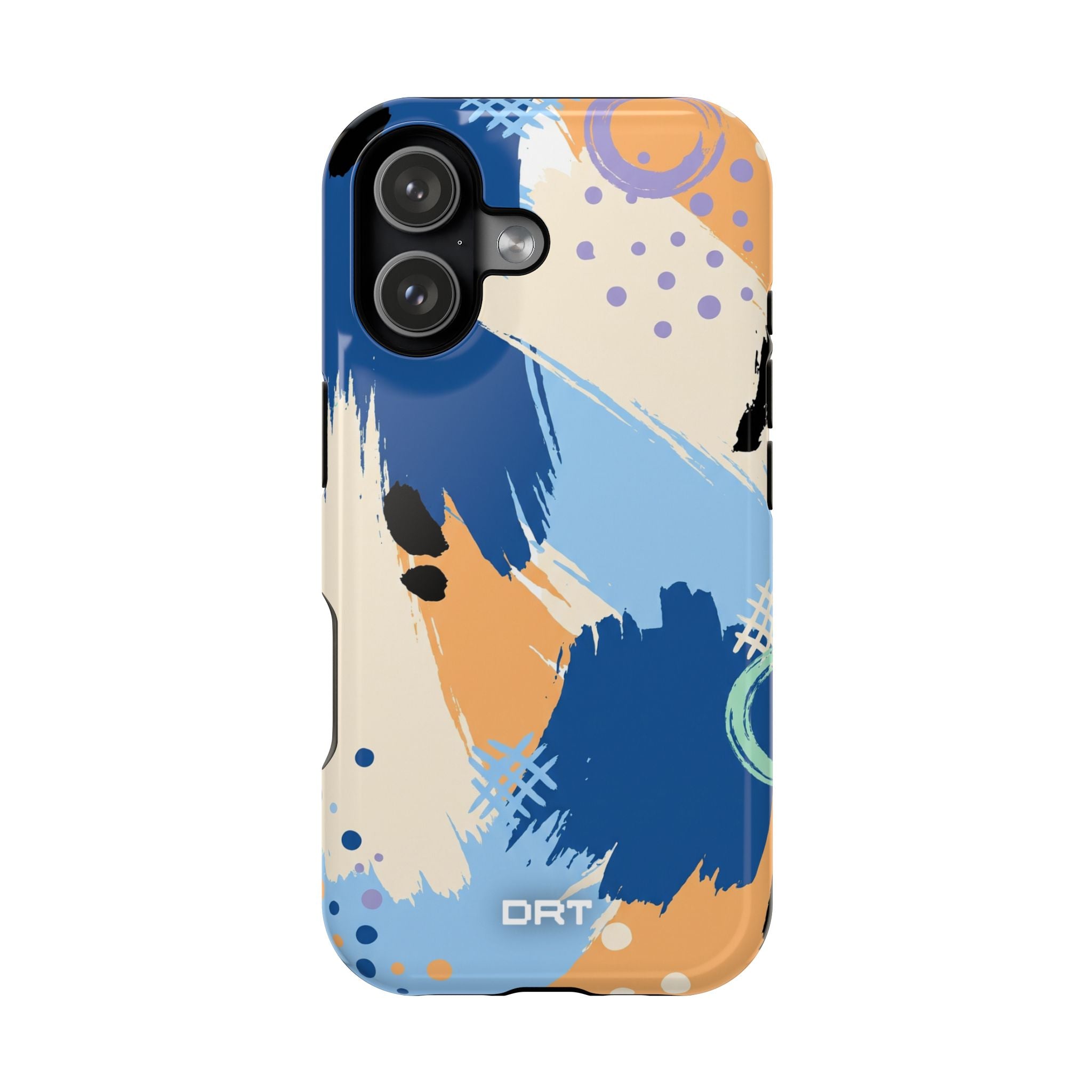 Abstract Brushstroke Magnetic Impact-Resistant Phone Case