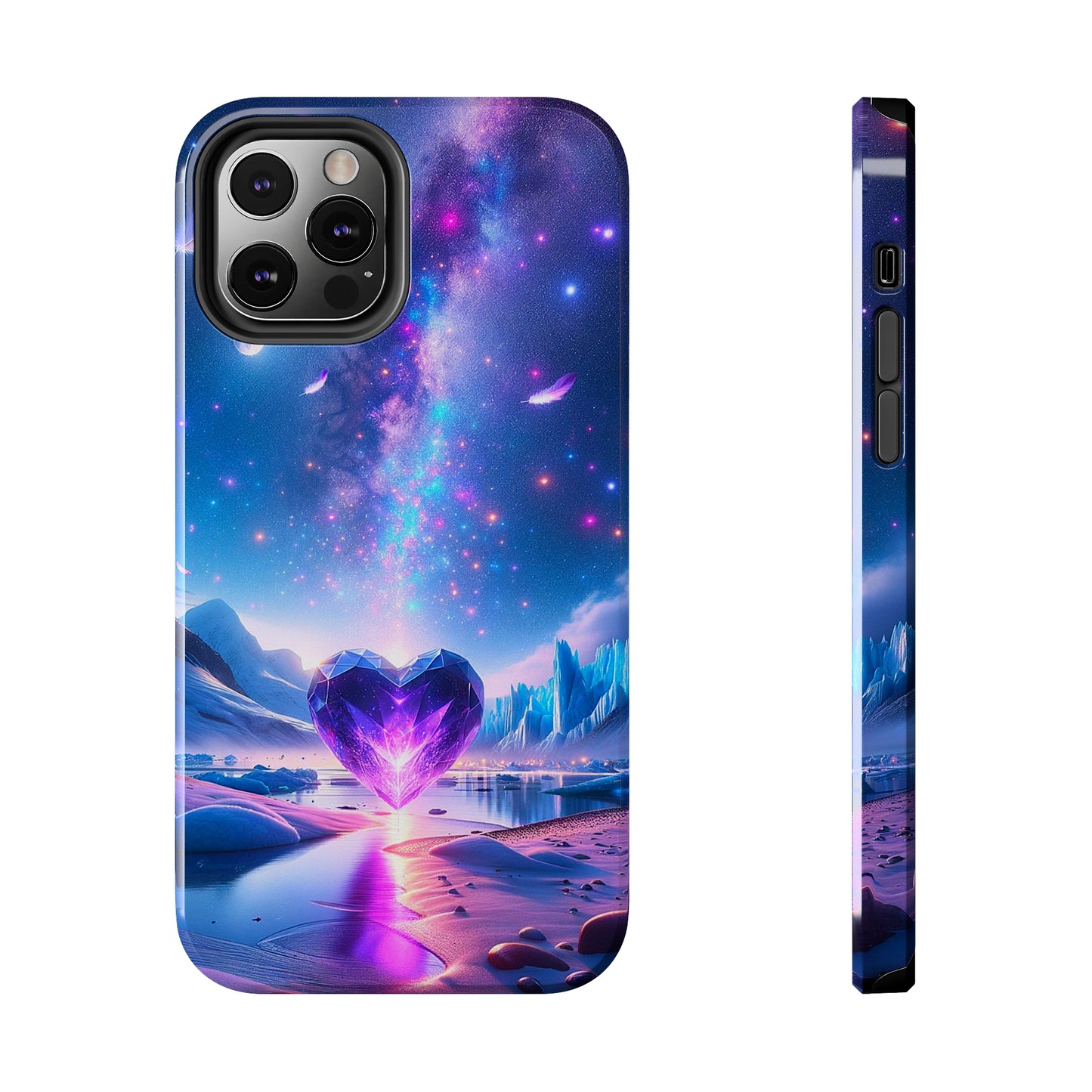 Galactic Heartbeat (iPhone Case 11-15)RIMA Tough Phone Case for iPhone 11-15: Where Style Meets Durability. Featuring a sleek design with MagSafe compatibility, this case offers unmatched protection and RimaGallery